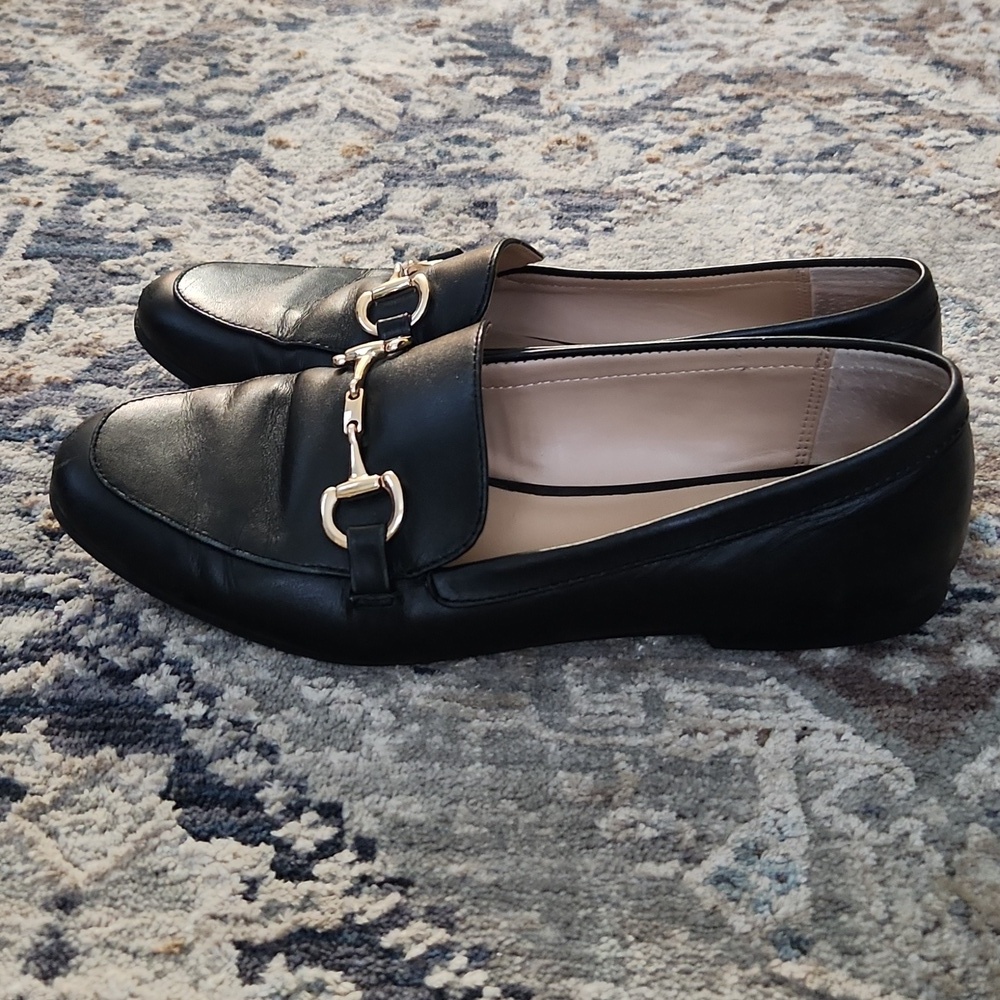 alfani step flex gayle black leather loafers - Picture 4 of 11